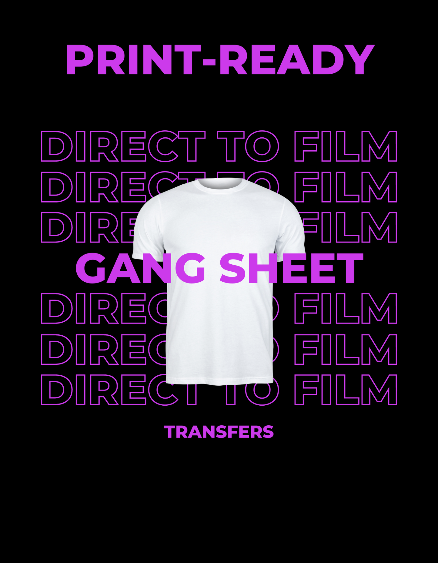 Gang Sheet DTF Transfers-Upload Your Print Ready Gang Sheet