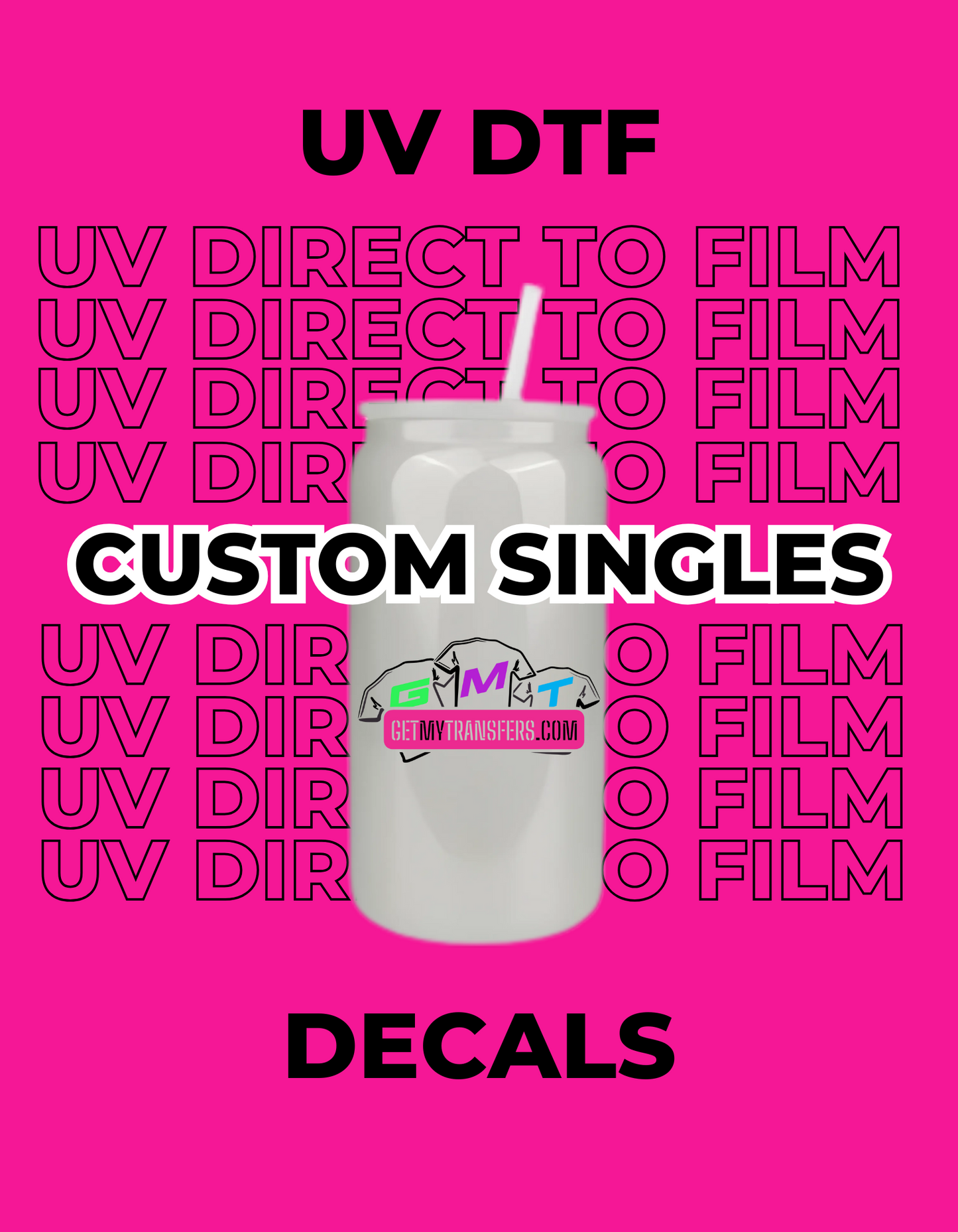 UV DTF Decals - Singles