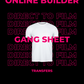 Gang Sheet DTF Transfer - Online Gang Sheet Builder