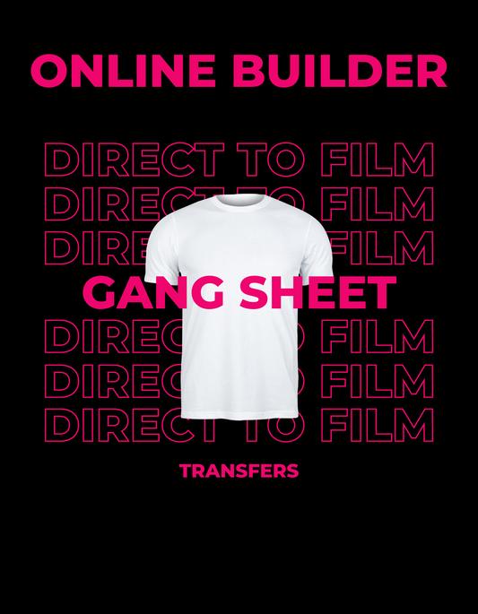 Gang Sheet DTF Transfer - Online Builder